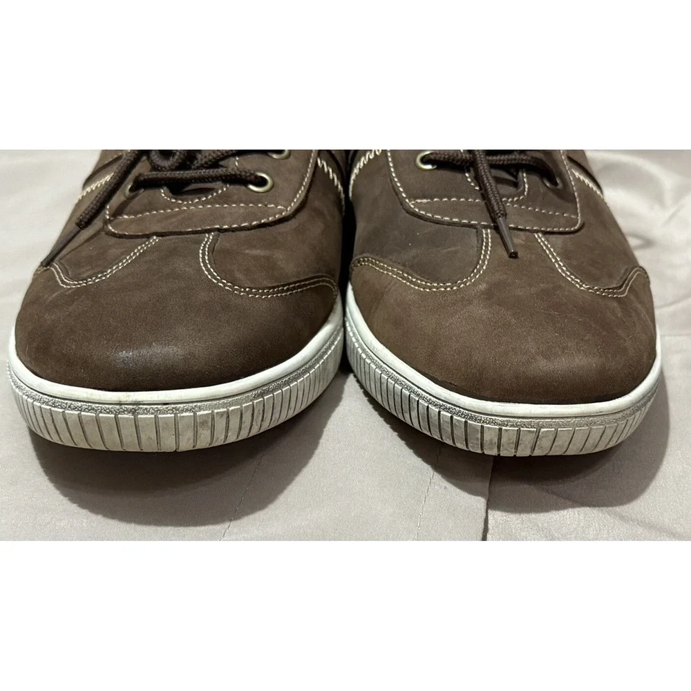 Men's Muk Luks Nick Fashion Sneaker Shoe Coffee Brown Size‎ 12